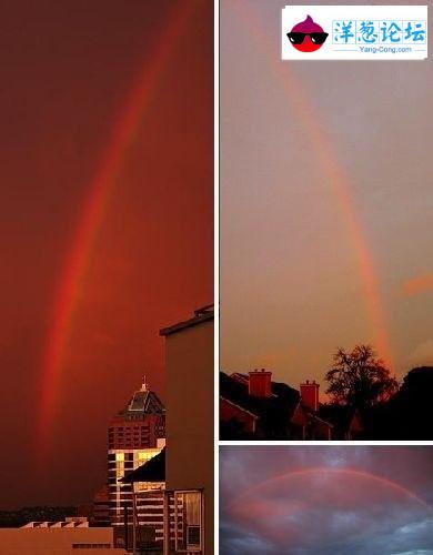揭秘“全红”彩虹成因：大自然的神奇魔法
