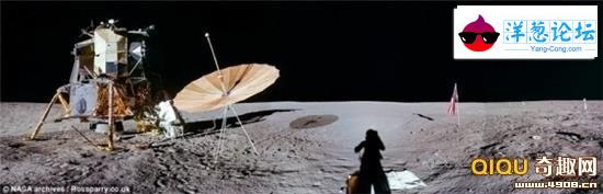 震撼：摄影师拼接出阿波罗登月全景图像