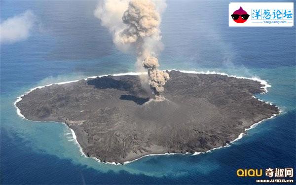 新生岛屿两年面积扩大12倍，日本领土又增大