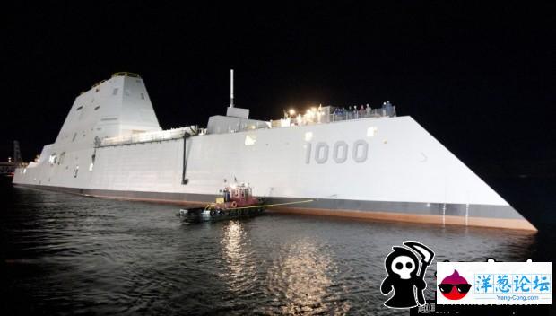 美最强最贵隐身驱逐舰DDG1000海试 明年服役(37)